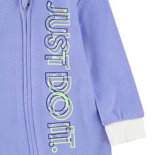 NIKE INFANT DREAM CHASER FOOTED COVERALL 'LIGHT THISTLE' 06J908-P3F