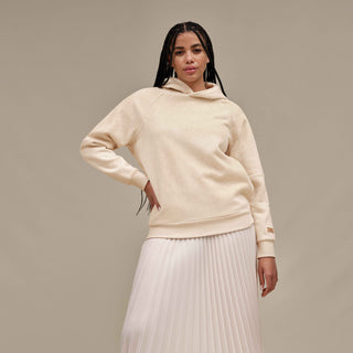 WOMEN'S UGG CLASSIC HOODIE 'SAND HEATHER' 1158751-SDHT
