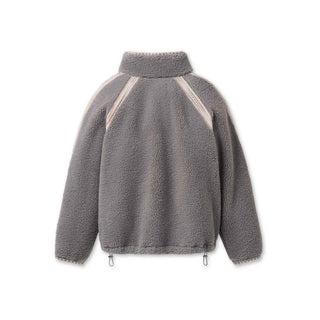 WOMEN'S UGG NIKIA CROCHET UGGFLUFF JACKET 'COBBLE' 1161670-CBB