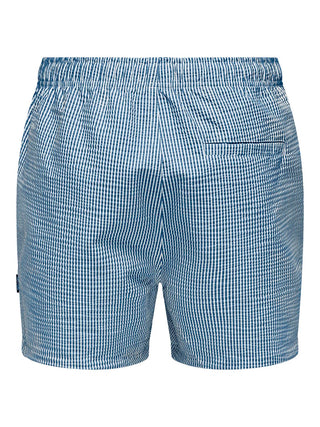 Maillot de bain Only & Sons en seersucker rayé Quiet Harbor 22021841
