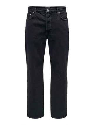 Jean ample Only & Sons Noir 22026778