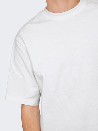 T-shirt oversize blanc Only & Sons 22027787