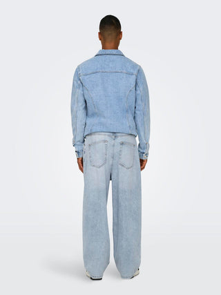 Denim ballon Only & Sons bleu clair 22032615