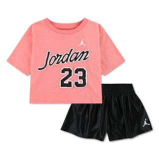 JORDAN KIDS DURASHEEN SHORT SET 'BLACK' 25F658-023