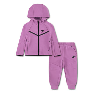 NIKE GIRLS TECH FLEECE SET 'LIGHT MAGENTA' 26M880-P64