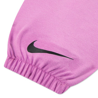 GIRL'S NIKE HOODED MOVE RUCHED SET 'BLACK MAGENTA' 26N686-023