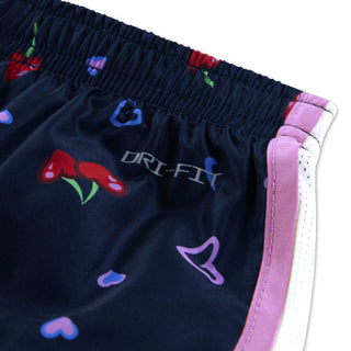 NIKE GIRLS CHERRY NK AOP TEMPO SET 'MIDNIGHT NAVY' 26N746-U90