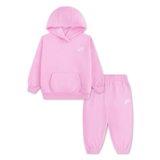 KIDS NIKE CLUB FLEECE PO SET 'PINK RISE' 26P403-AAH