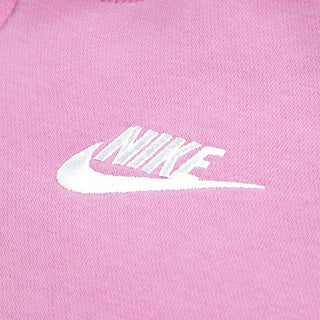 GIRLS NIKE FULL ZIP CLUB FLEECE SET 'PINK RISE' 36L445-AAH
