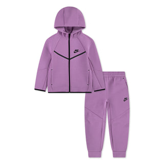 GIRLS NIKE TECH FLEECE SET 'LIGHT MAGENTA' 36M880-P64