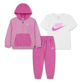 GIRLS NIKE 3 PIECE SUIT 'PLAYFUL PINK' 36P282-AFN
