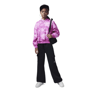 KID'S Y2K FLEECE CARGO PANTS 'BLACK' 45D351-023