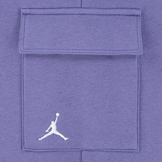 GIRLS JORDAN BROOKLYN FLEECE CARGO PANT 'DUSTY AMETHYST' 45F142-PAP