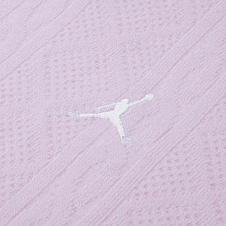 JORDAN GIRLS CABLE KNIT PULLOVER 'PINK FOAM' 45F387-A9Y