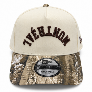 NEW ERA 9FORTY A-FRAME UPSIDE DOWN MONTREAL "REAL TREE/CREAM" UV