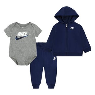 NIKE INFANT 3 PIECE FUTURA SET 'BLUE VOID' 56I553-U9J