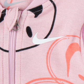 NIKE INFANT HAPPY ALL OVER PRINT SLEEPER 'PINK FOAM' 56J863-A9Y