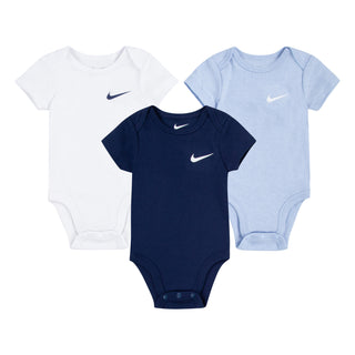 NIKE ESSENTIAL 3-PACK BODYSUITS "MIDNIGHT NAVY" 56K647-U90