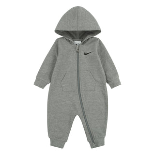 NIKE ESSENTIAL HOODED COVERALL "DARK GREY HEATHER" 56K731-042