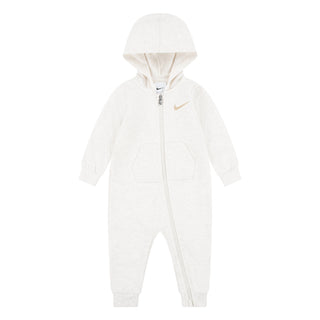 NIKE ESSENTIAL HOODED COVERALL "PALE IVORY HEATHER" 56K731-W67