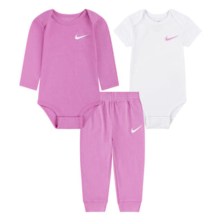 NIKE INFANT 3 PIECE PANT SET 'PLAYFUL PINK' 56K732-AFN