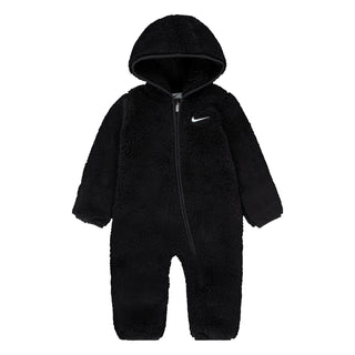 INFANT NIKE HOODED SHERPA COVERALL 'BLACK' 56L638-023