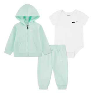NIKE INFANT 3 PIECE ZIP PANT SET 'MINT FOAM' 56L940-E6D