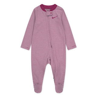 NIKE INFANT STRIPED FITTED COVERALL 'SWEET BEET' 56M039-ADZ