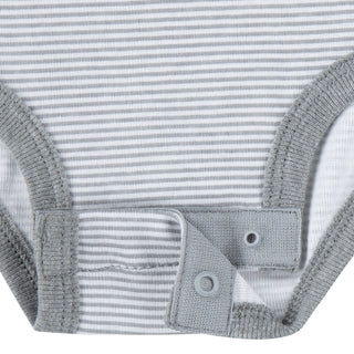 NIKE INFANT 3 PACK LONG SLEEVE BODYSUIT 'DARK GREY HEATHER' 56M164-042