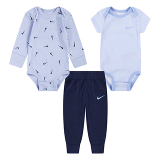 NIKE INFANT 3 PIECE SET 'COBALT BLISS HEATHER' 56M165-BG6
