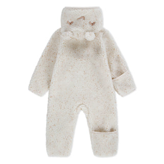 INFANT NIKE COZY COMFORT COZY PLUSH COVERALL 'PALE IVORY' 56M469-W5T
