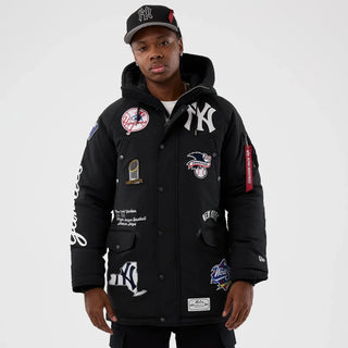 ALPHA INDUSTRIES NEW YORK YANKEES PARKA JACKET "BLACK" 60684010