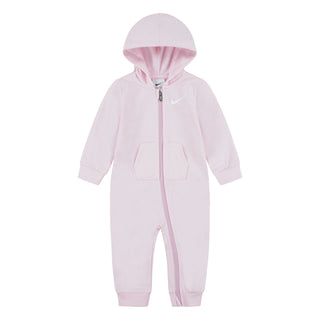NIKE INFANT ESSENTIALS HOODED COVERALL 'PINK FOAM' 66K731-A9Y
