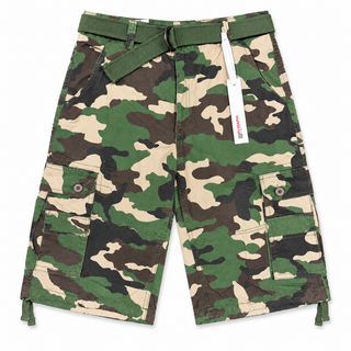 MEN'S PJ MARK CARGO SHORTS "WOODLAND CAMO"