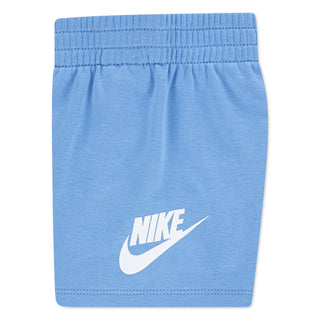 KID'S NIKE CLUB TEE SHORT SET 2-PIECE 'UNI BLUE' 6ML596-B9F