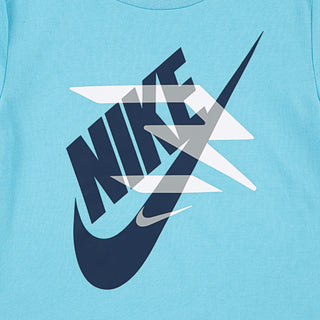 NIKE 3BRAND KIDS 2 PIECE ICON DUO SET 'TURQUOISE WAVES' 6Q0615-BEI