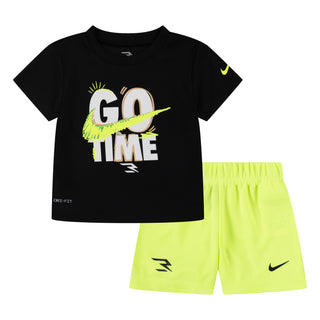 NIKE 3BRAND RWB LITTLES GO TIME 'BLACK' 6Q0628-023
