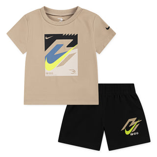 NIKE 3BRAND KIDS 2 PIECE SPEED LOCK SET 'HEMP' 6Q1101-X0L