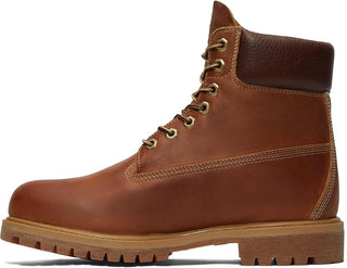 MENS TIMBERLAND PREMIUM 6-INCH LACE UP WATERPROOF BOOT "MEDIUM BROWN" TB127094-214