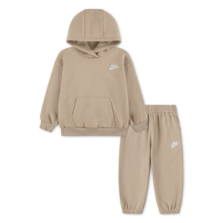 KIDS NIKE CLUB FLEECE PO SET 'LINEN' 76P403-JCR