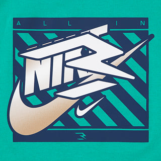 NIKE 3BRAND KIDS 2 PIECE GRADIENT LOGO SET 'ATOMIC TEAL' 7Q0858-F88