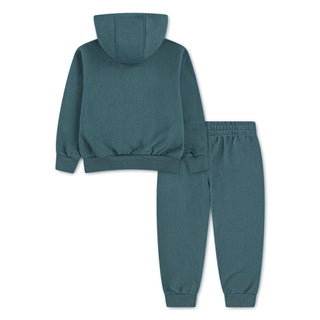 KIDS NIKE FULL ZIP CLUB FLEECE SET 'MINERAL SLATE' 86L445-G3S