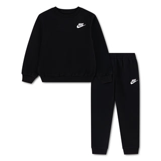 KIDS NIKE 2 PIECE CREW SET 'BLACK' 86M877-F66
