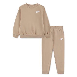 KIDS NIKE 2 PIECE CREW SET 'LINEN' 86M877-JCR