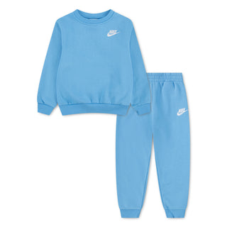 KIDS NIKE 2 PIECE CREW SET 'FOOTBALL BLUE' 86M877-UR2