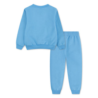 KIDS NIKE 2 PIECE CREW SET 'FOOTBALL BLUE' 86M877-UR2