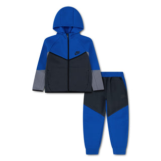 NIKE KIDS TECH FLEECE FZ SET 'GAME ROYAL' 86M880-B3D