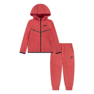 NIKE KIDS TECH FLEECE FZ SET 'UNIVERSITY HEATHER' 86M880-R1K