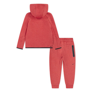 NIKE KIDS TECH FLEECE FZ SET 'UNIVERSITY HEATHER' 86M880-R1K
