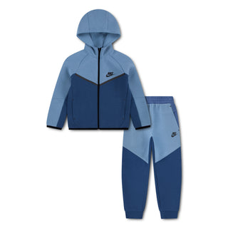 NIKE KIDS TECH FLEECE FZ SET 'WORK BLUE' 86M880-U1T